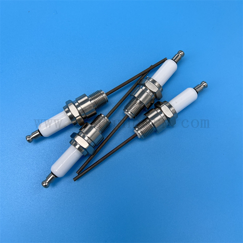 Glazed 95 Alumina Spark Plug Customized Al2O3 Electrode Ignition Buy