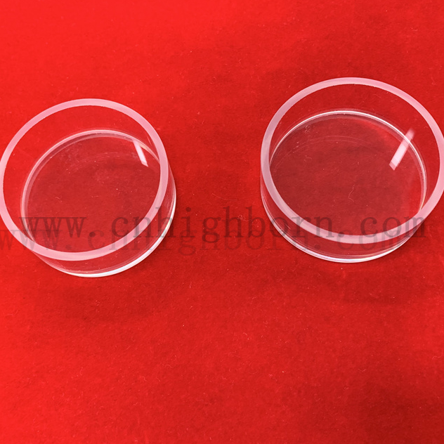 Clear Quartz Cells for Reflection Measurements 12ml Cylindrical Glass